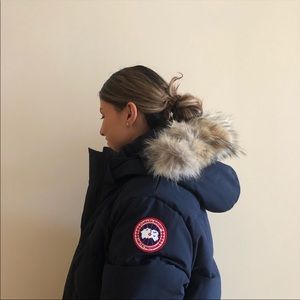 Canada Goose Parka Navy Blue 